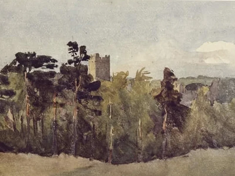 1811-George Haydock Dodgson - Castello di Richmond, Yorkshire